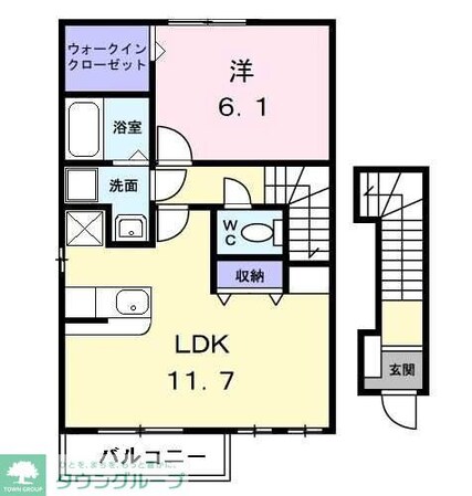 Moon Patioの物件間取画像
